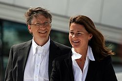Melinda et Bill Gates